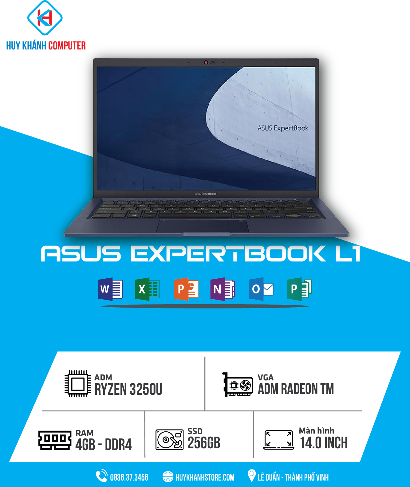 Laptop Asus ExpertBook L1 L1400CDA AMD Ryzen™ 3000 Series Ram 8Gb ...